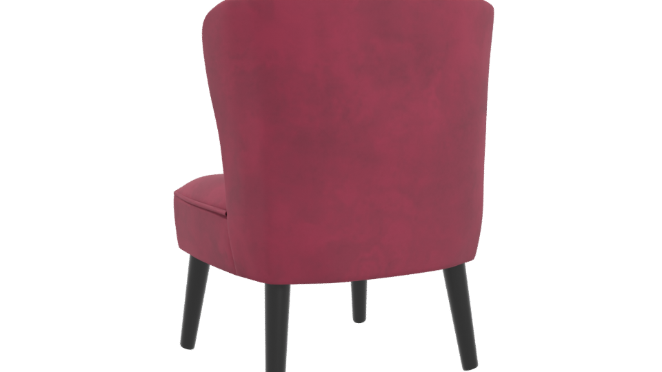 Stylish Sitial Aurelio Guinda Chair 3D - Professional 3D Model Render 4