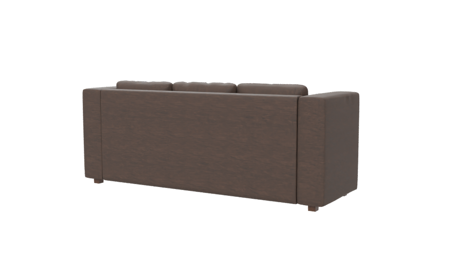 Cozy Fabric Sofa 3D Model - Professional 3D Model Render 6