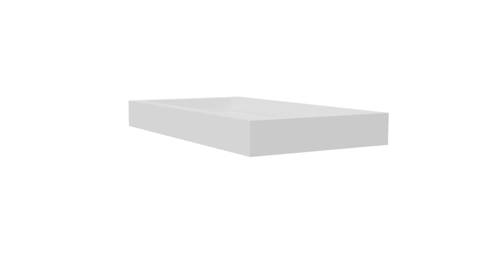 Minimalist Simple Tray Model 3D - Professional 3D Model Render 7