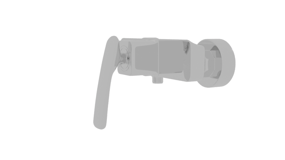 Stylish Chrome Faucet Model 3D - Professional 3D Model Render 13