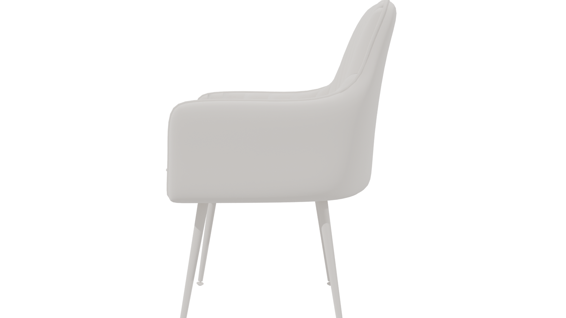 Stylish Modern Accent Chair 3D - Professional 3D Model Render 2