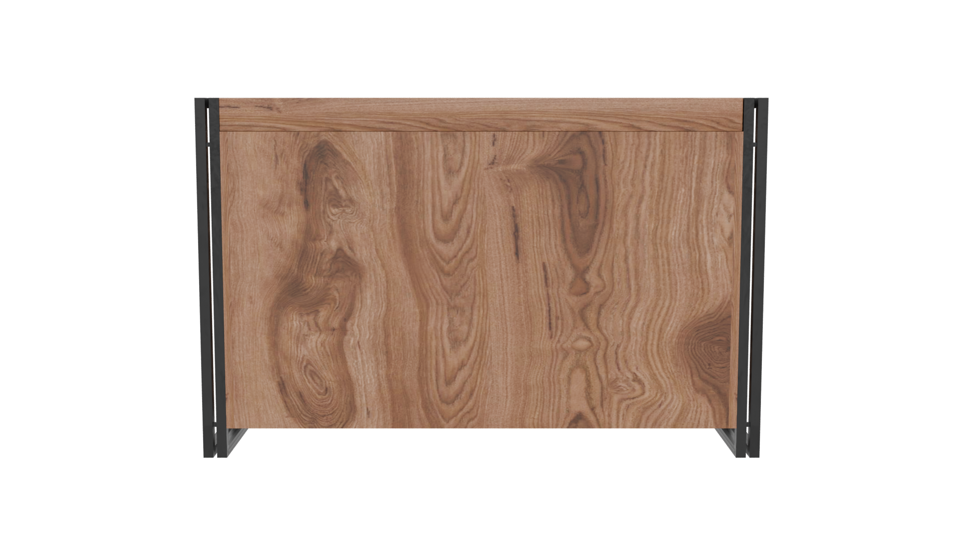 Stylish Wooden Sideboard Model - Professional 3D Model Render 5