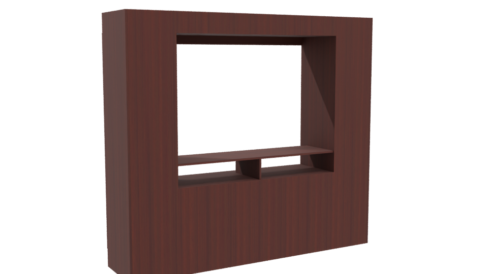 Closet Baker TV Stand 3D Model - Professional 3D Model Render 4