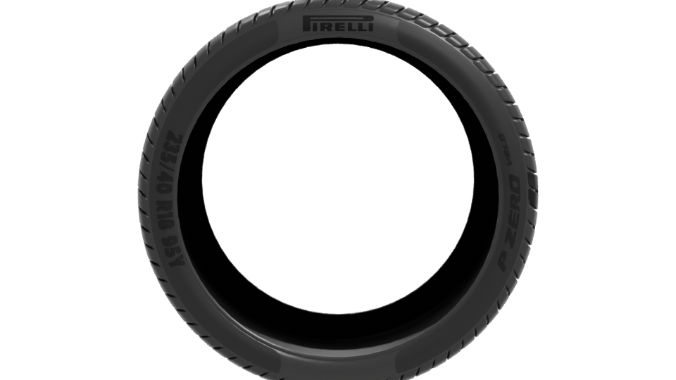 High-Performance Racing Tire 3D Model - Professional 3D Model Render 11