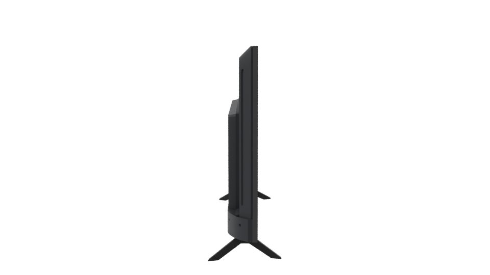 Sleek Flat Screen TV Model - Professional 3D Model Render 8
