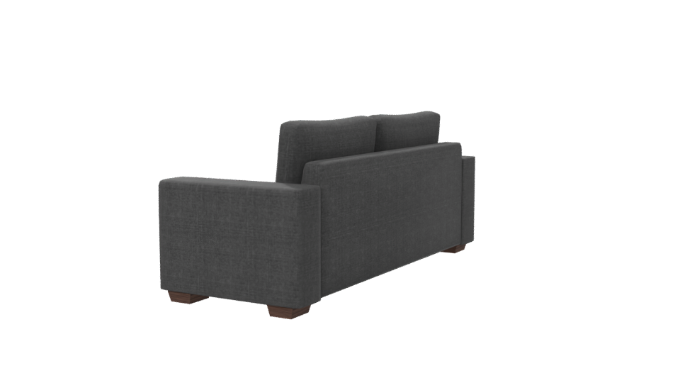 Contemporary Grey Sofa Model - Professional 3D Model Render 6