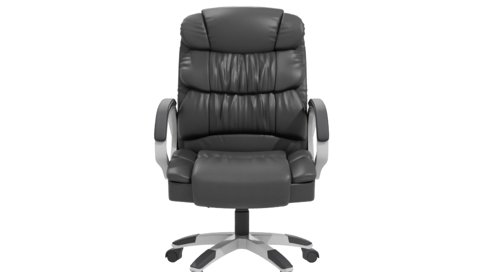 Stylish Executive Office Chair 3D Model - Professional 3D Model Render 11