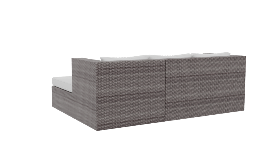 Stylish Outdoor Sofa Set 3D - Professional 3D Model Render 4