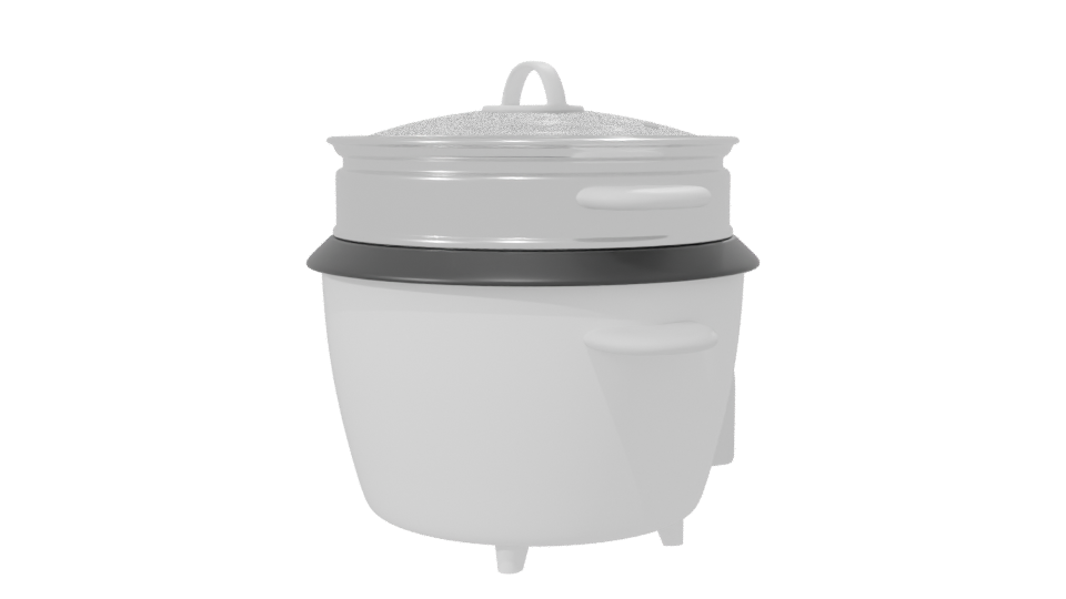 Versatile Electric Steamer Model - Professional 3D Model Render 7