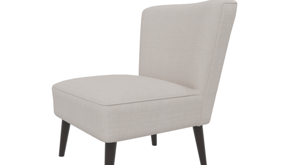 Elegant Modern Accent Chair 3D Model - Professional 3D Model Render 13