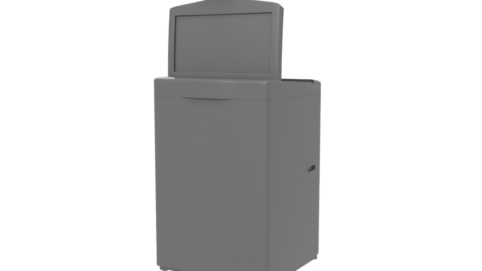 Top-Loading Washing Machine Model - Professional 3D Model Render 6