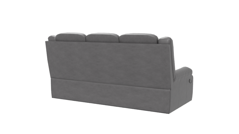 Contemporary Leather Sofa 3D Model - Professional 3D Model Render 6