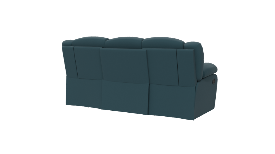 Sleek Modern Fabric Sofa - Professional 3D Model Render 6