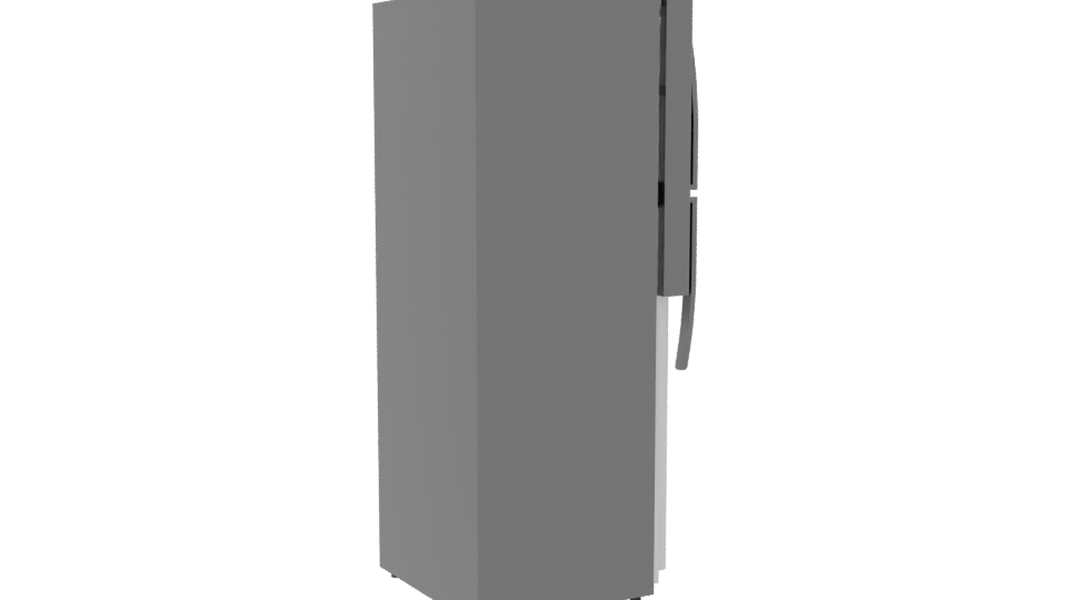 Sleek Modern Refrigerator 3D Model - Professional 3D Model Render 7