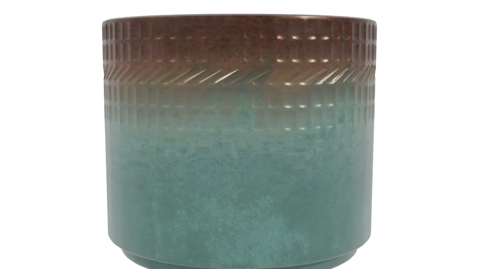 Stylish Decorative Planter 3D - Professional 3D Model Render 3