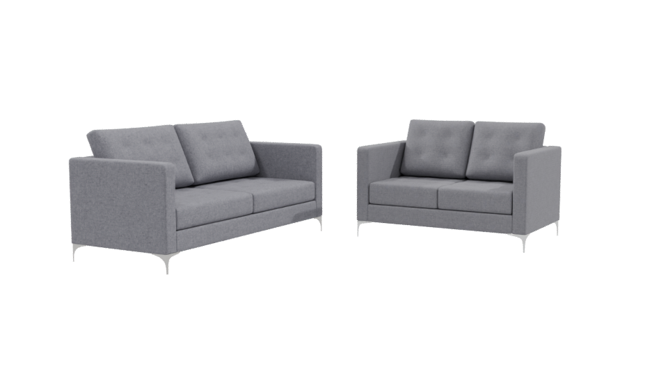 Modern Living Room Sofa Set 3D - Professional 3D Model Render 9