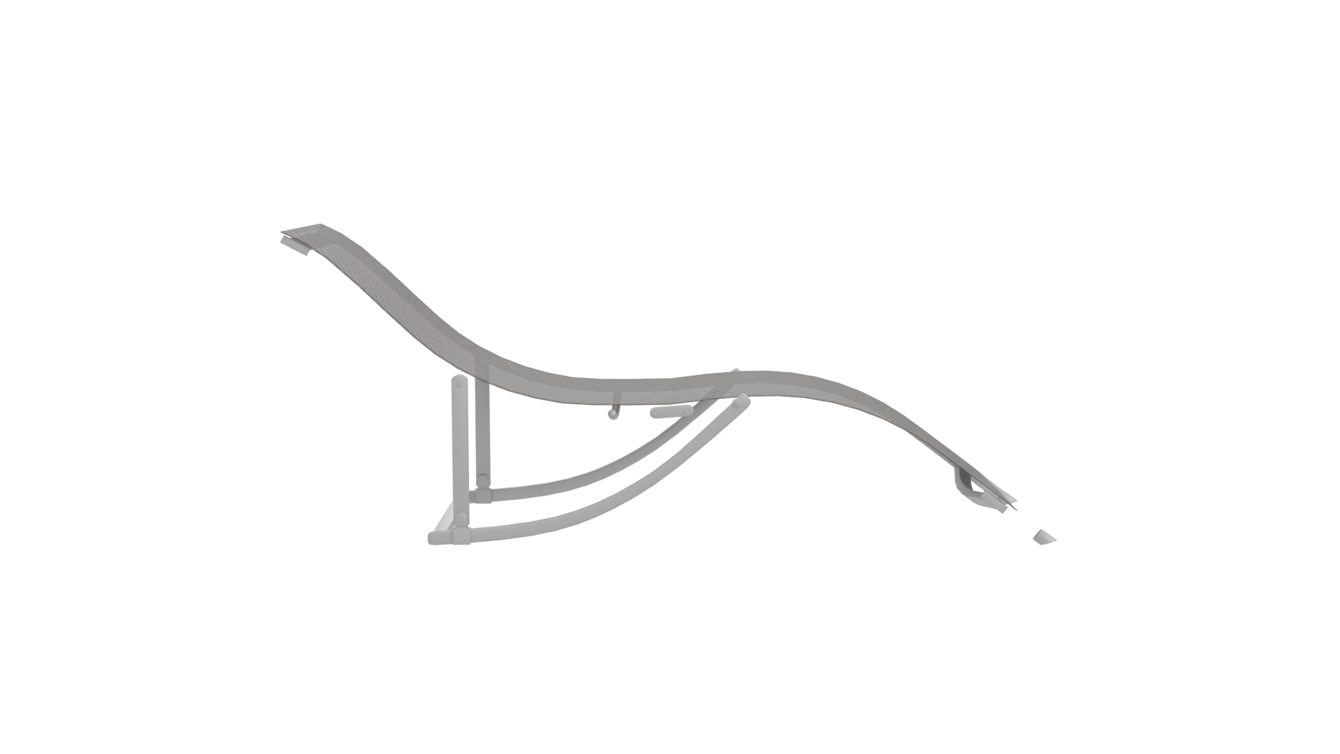 Stylish Outdoor Lounge Chair 3D - Professional 3D Model Render 11