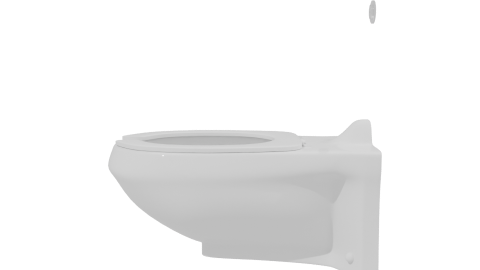 Sleek Modern Toilet 3D Model - Professional 3D Model Render 2