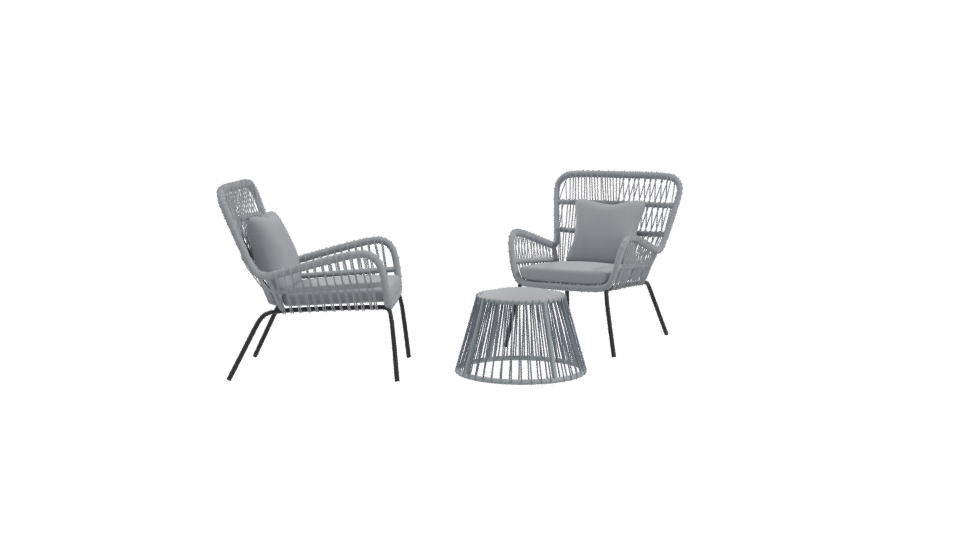 Stylish Outdoor Furniture Set 3D - Professional 3D Model Render 10