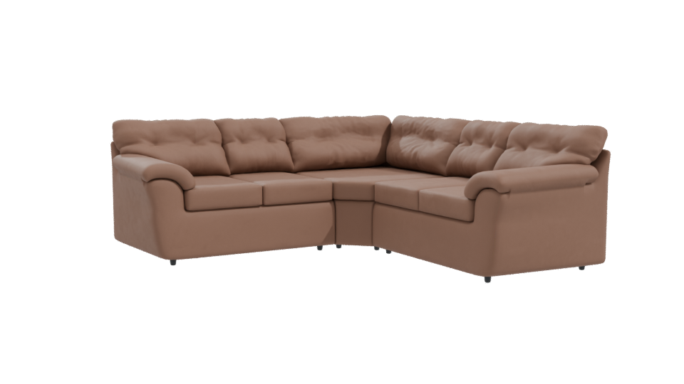 Stylish Sectional Sofa 3D Model - Professional 3D Model Render 10
