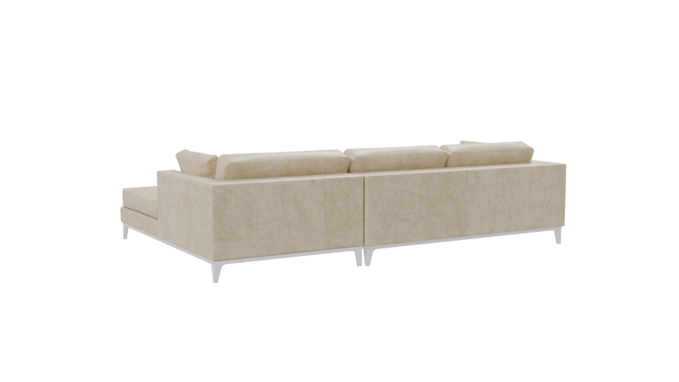 Contemporary Sofa Sectional 3D Model - Professional 3D Model Render 7