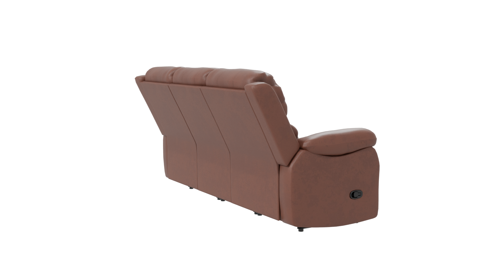 Stylish Modern Reclining Sofa - Professional 3D Model Render 7