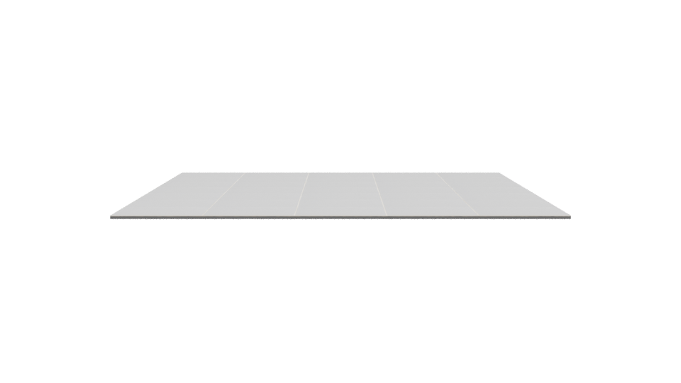 Minimalist Smooth White Floor Panel 3D Model - Professional 3D Model Render 11