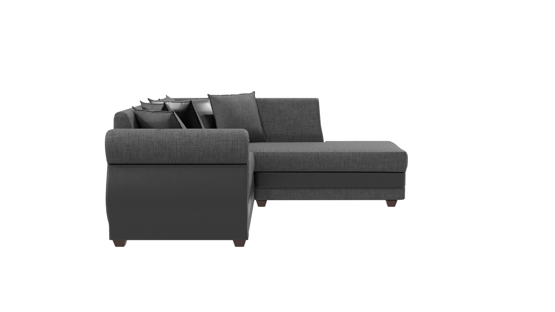 Stylish Corner Sofa 3D Model - Professional 3D Model Render 8