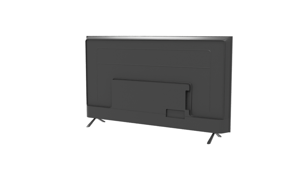Sleek Modern Flat-Screen TV 3D Model - Professional 3D Model Render 6