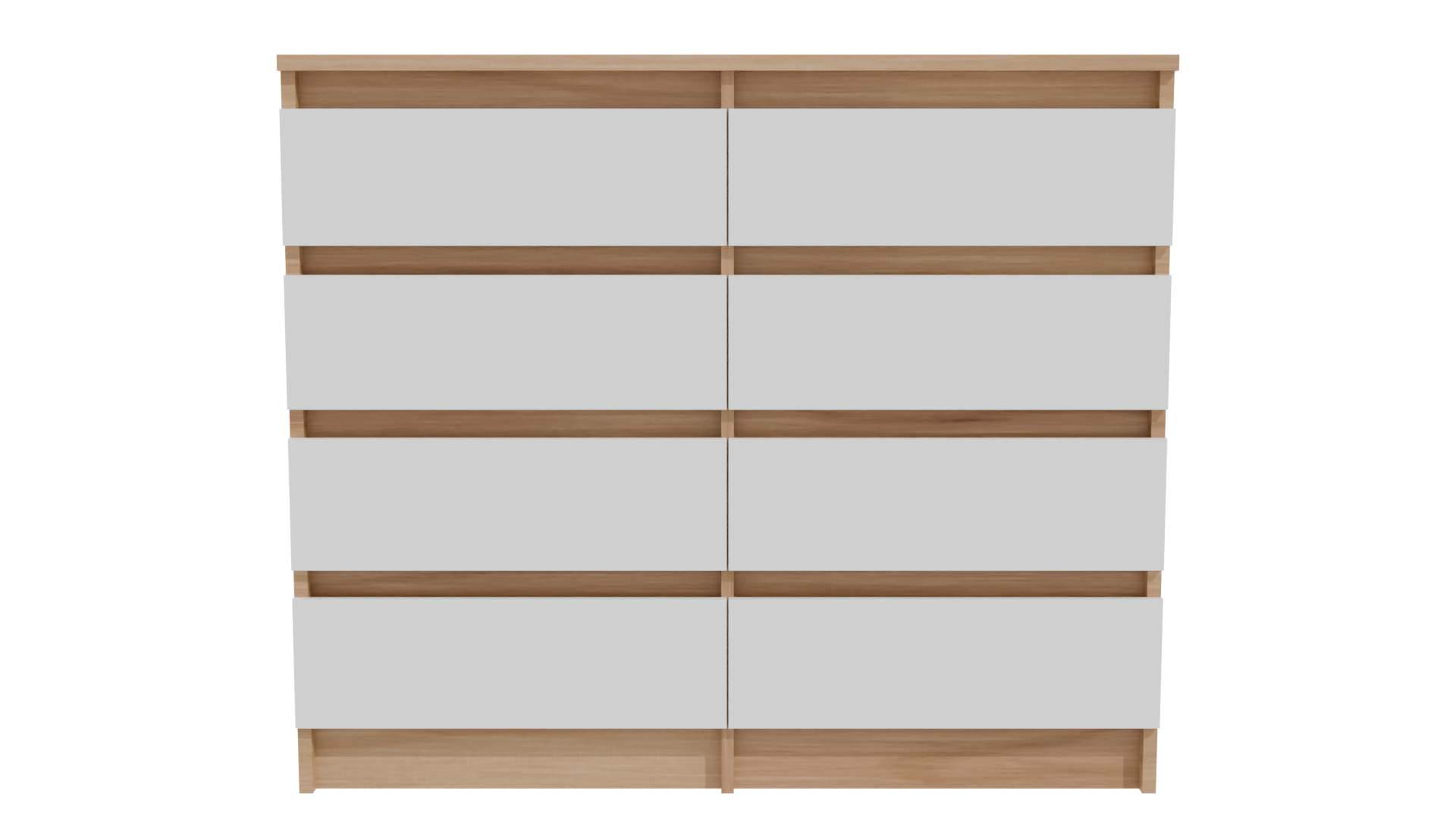 Stylish Wooden Storage Cabinet 3D - Professional 3D Model Render 26