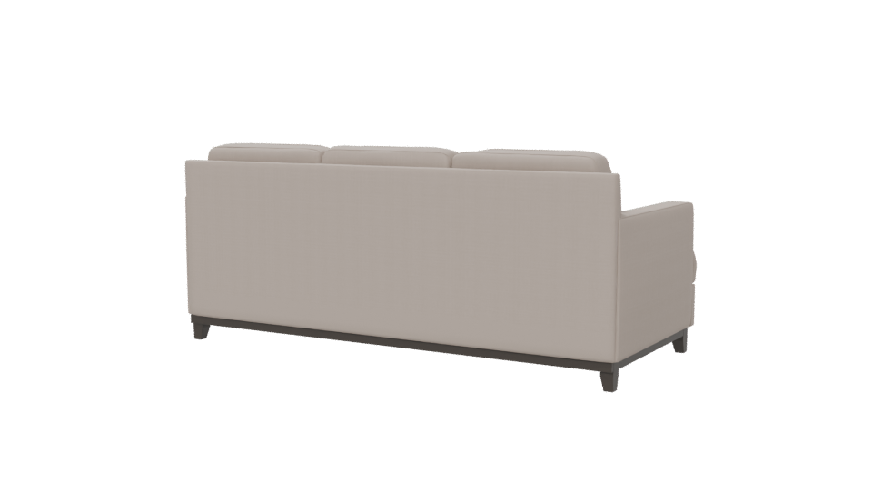 Contemporary Fabric Sofa 3D Model - Professional 3D Model Render 6