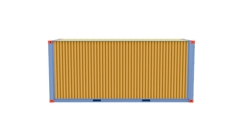 Contemporary Shipping Container Office 3D Model - Professional 3D Model Render 5