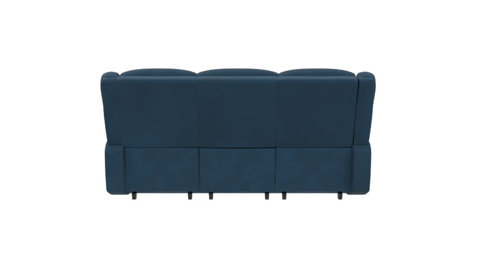Stylish Reclining Sofa 3D Model - Professional 3D Model Render 5