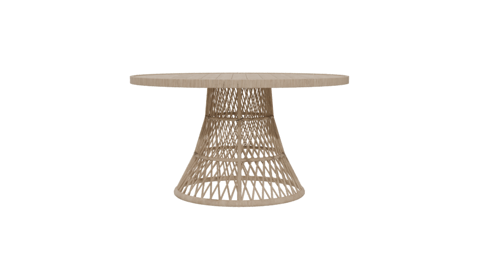 Stylish Round Dining Table 3D - Professional 3D Model Render 5