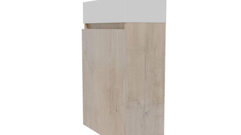 Minimalist Wooden Box Model - Professional 3D Model Render 13