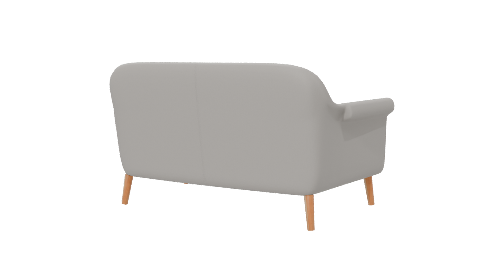 Stylish Modern Two-Seat Sofa - Professional 3D Model Render 6