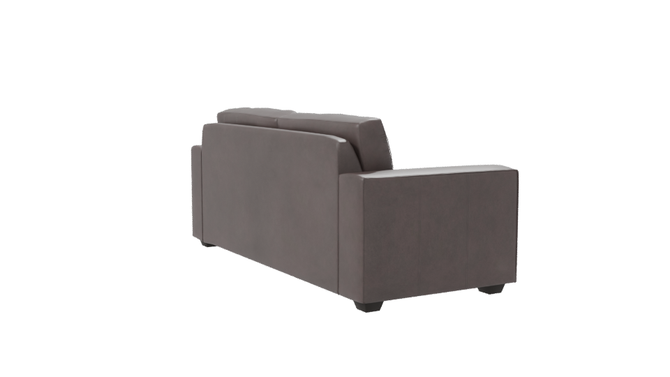 Contemporary Leather Sofa Model - Professional 3D Model Render 7