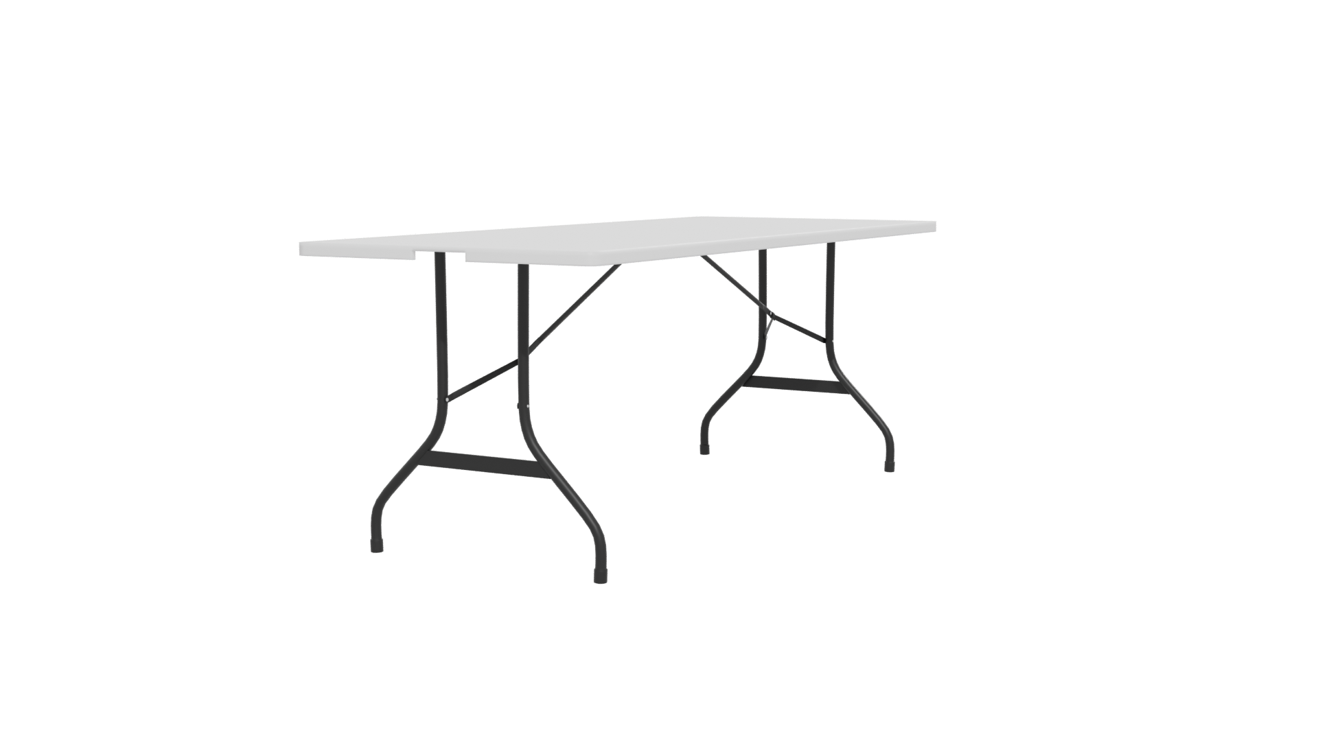 Minimalist Folding Table 3D Model - Professional 3D Model Render 12