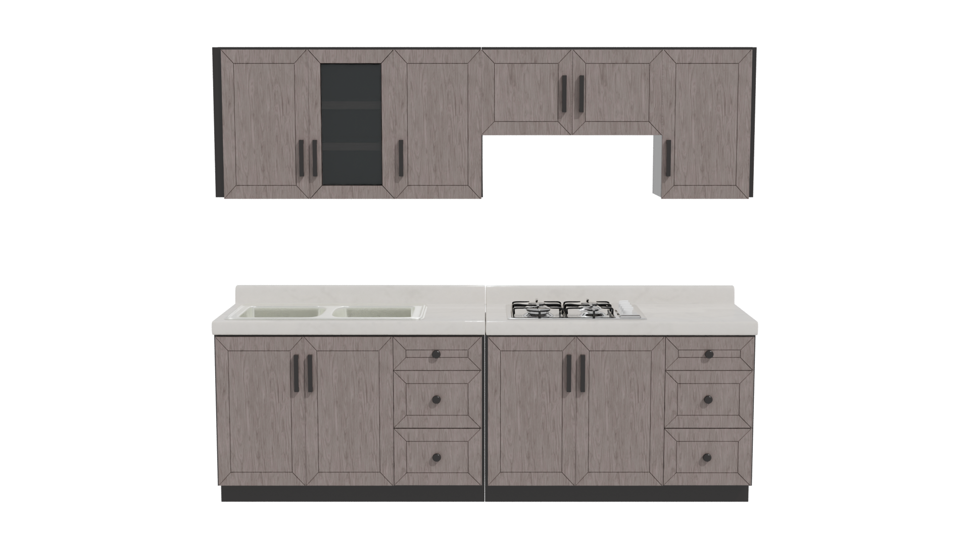 Cocina Integral Monaco 3D Model - Professional 3D Model Render 11