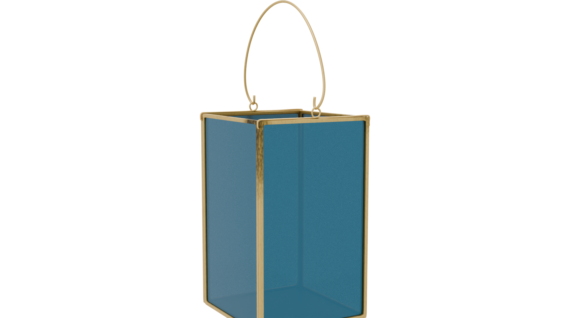 Elegant Glass Lantern 3D Model - Professional 3D Model Render 7