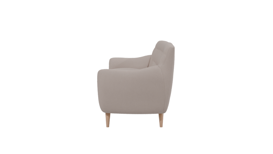 Stylish Modern Sofa 3D Model - Professional 3D Model Render 2