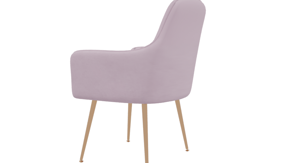 Stylish Modern Accent Chair 3D Model - Professional 3D Model Render 3