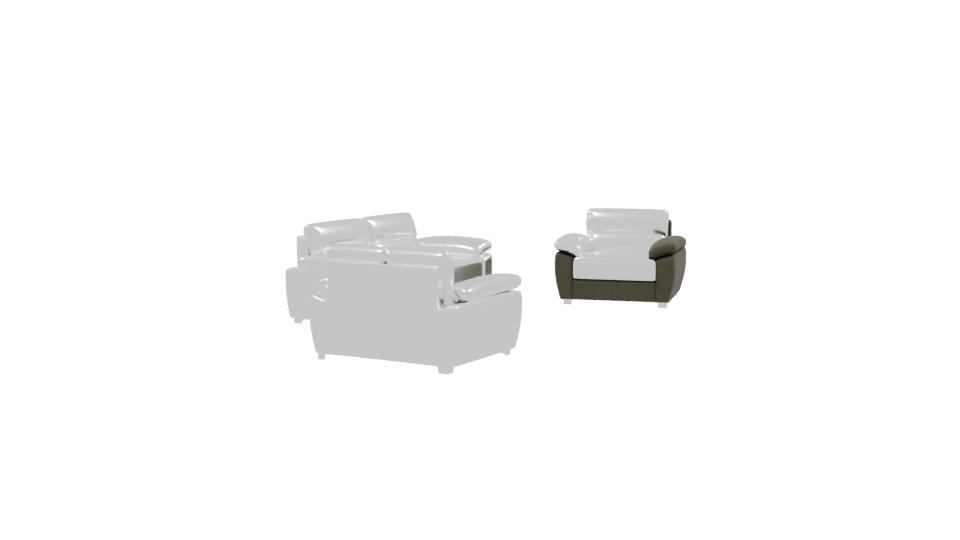 Contemporary Sofa Set 3D Model - Professional 3D Model Render 9