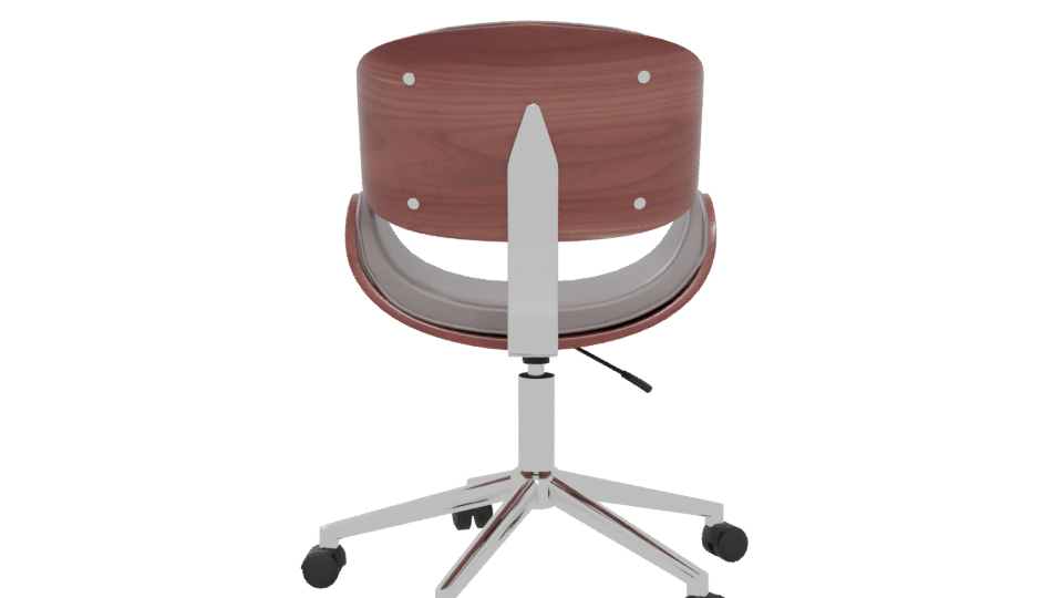 Stylish Modern Swivel Office Chair 3D Model - Professional 3D Model Render 5