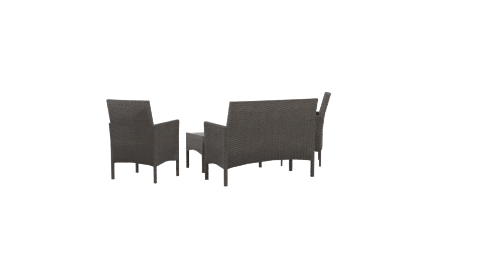 Modern Outdoor Furniture Set 3D - Professional 3D Model Render 4