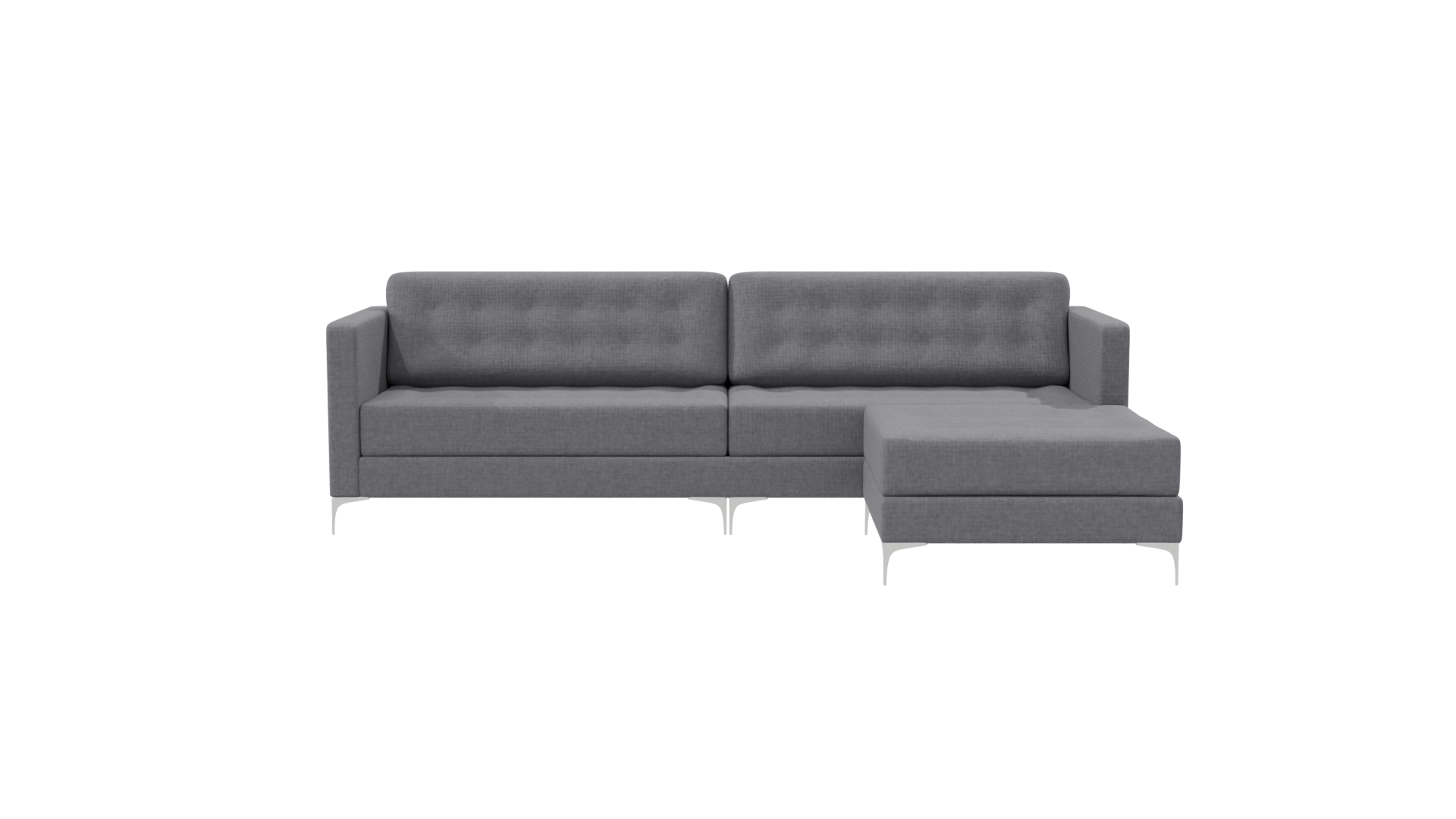 Contemporary Modular Sofa Model - Professional 3D Model Render 8