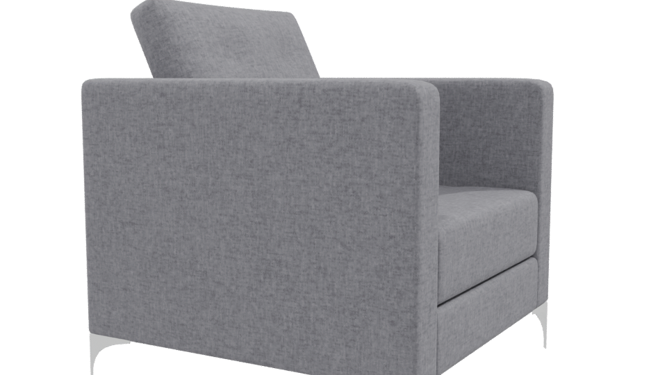 Modern Gray Sofa Marina 3D - Professional 3D Model Render 9