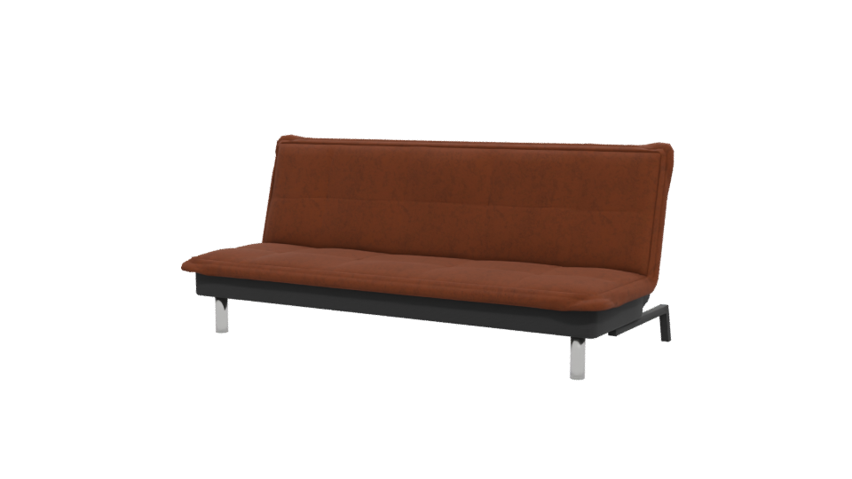 Stylish Brown Sofa 3D Model - Professional 3D Model Render 12