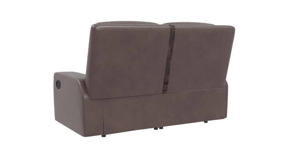 Stylish Reclining Sofa 3D Model - Professional 3D Model Render 4