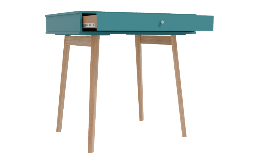 Stylish Modern Minimalist Table - Professional 3D Model Render 10